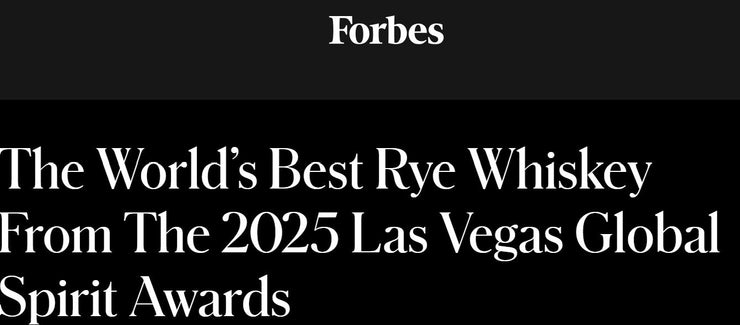 Forbes Recognized American Icon Spirits for Big Red Rye Release - Evel Spirits Shop