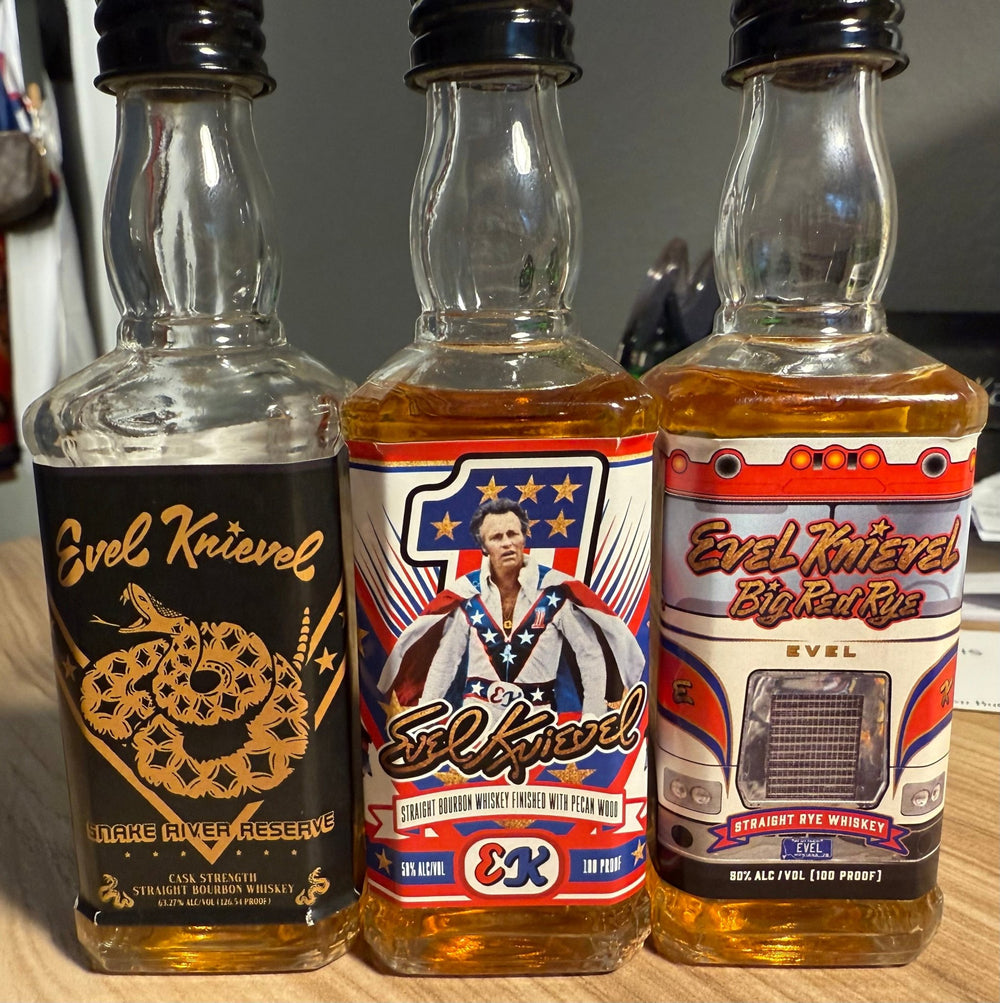 1. Evel Spirits Sample Gift Pack Voucher - Cask, Pecan, and Rye - Evel Spirits Shop