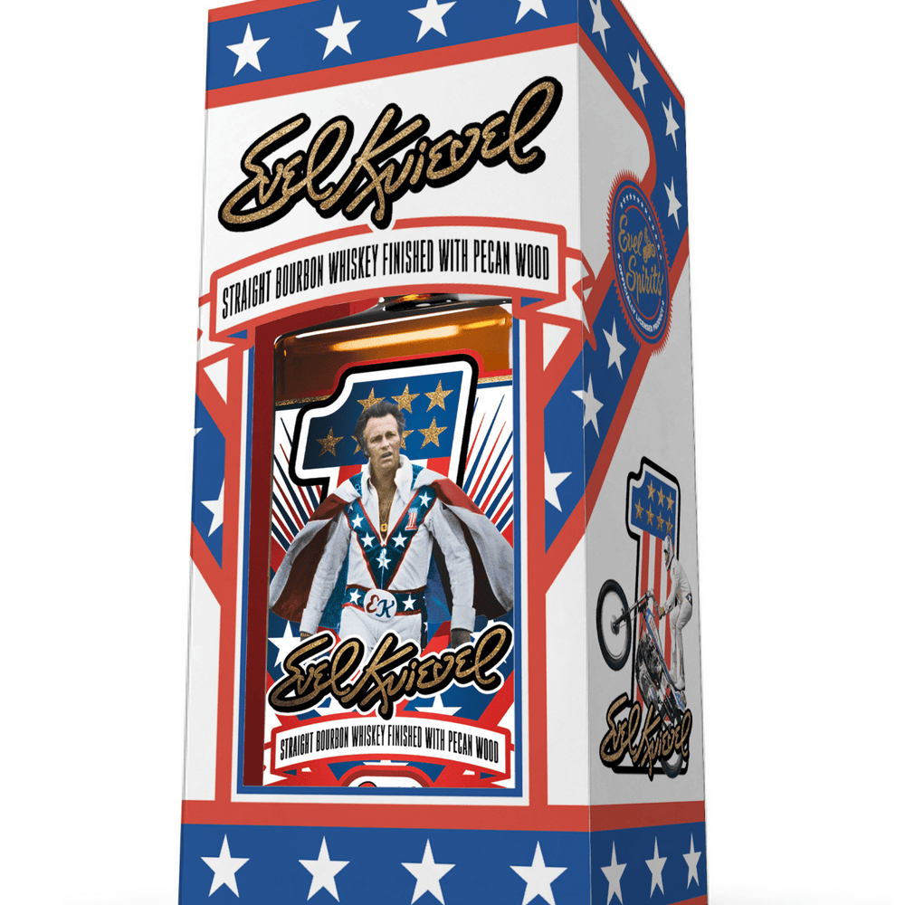 2. Evel Knievel Pecan Finished Straight Bourbon Voucher - Evel Spirits Shop