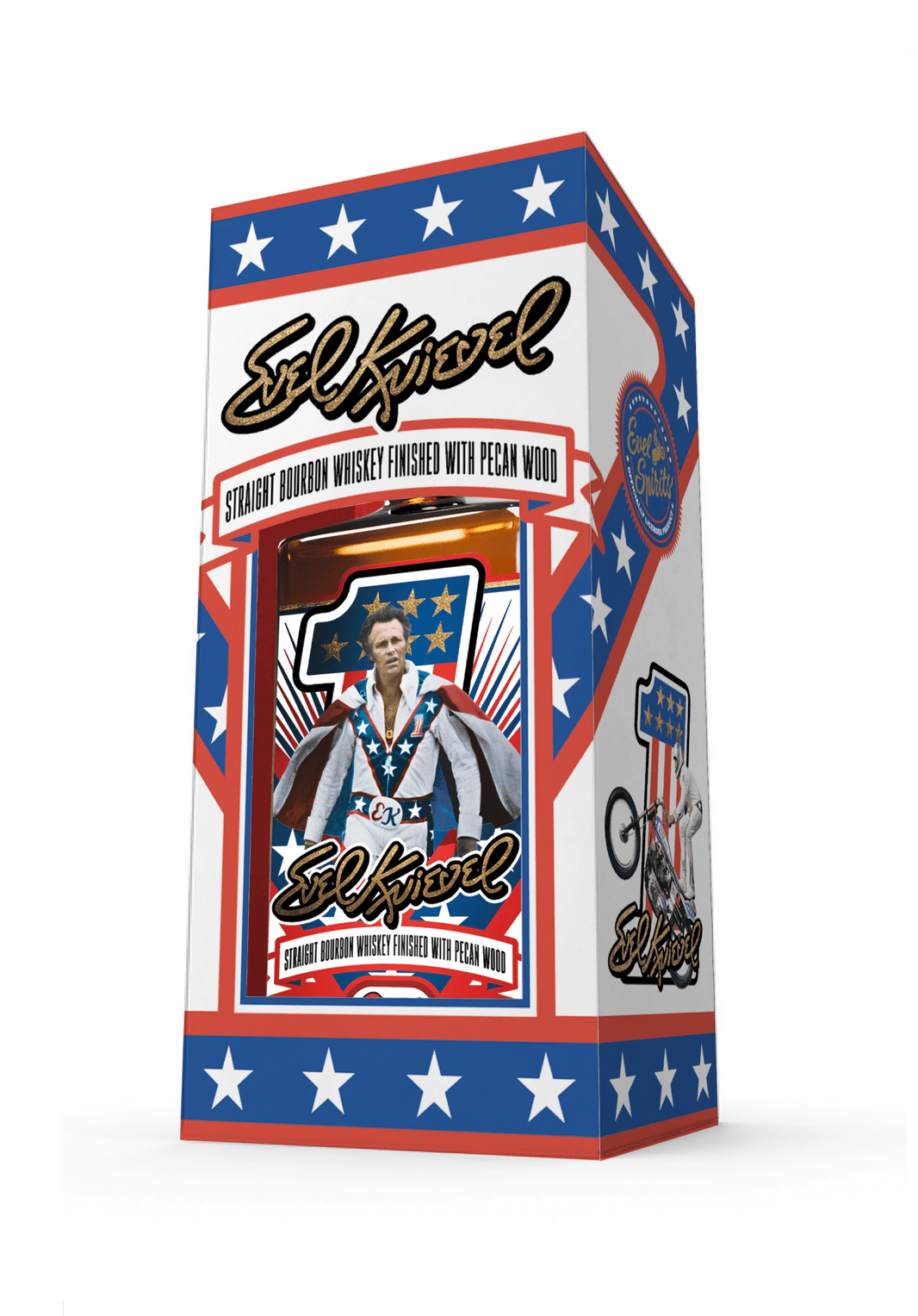 2. Evel Knievel Pecan Finished Straight Bourbon Voucher - Evel Spirits Shop